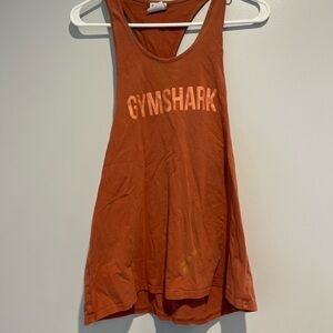 Gymshark Orange Sleeveless Relaxed Tank Top
